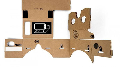 Cardboard – виртуальный игровой шлем от Google