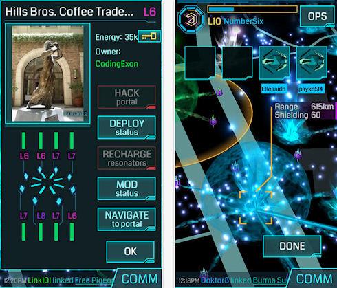 Google выпустила приложение Ingress для iOS
