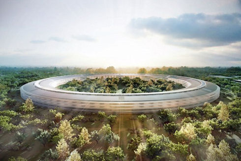 Apple продолжает строительство новой штаб-квартиры