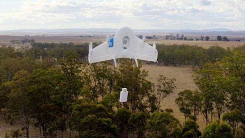 Project Wing – дрон для службы доставки Google