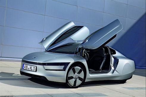 Volkswagen XL1 – «фантастический» немецкий гибрид