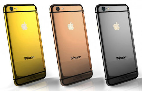 Goldgenie украсила iPhone 6 золотом и платиной