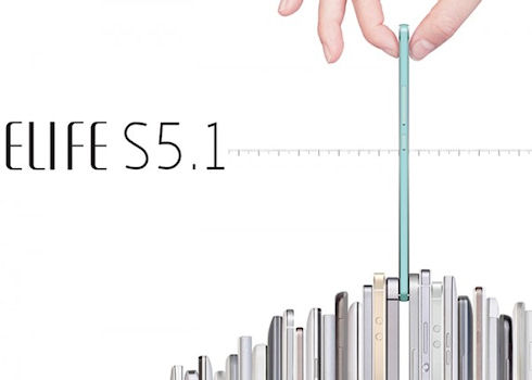 Gionee Elife S5.1 – самый тонкий смартфон из книги рекордов Гиннесса