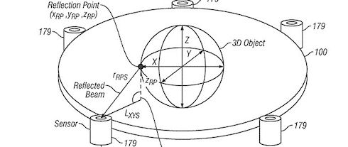 Apple запатентовала технологию создания голографического сенсорного дисплея