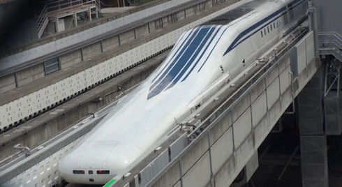Сверхскоростной японский L-Zero разогнался до скорости 500 км/ч
