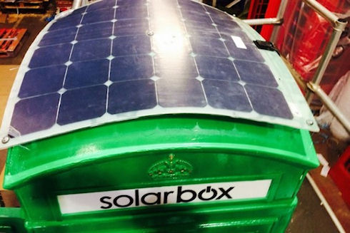 Solarbox – лондонский городской «зарядник»