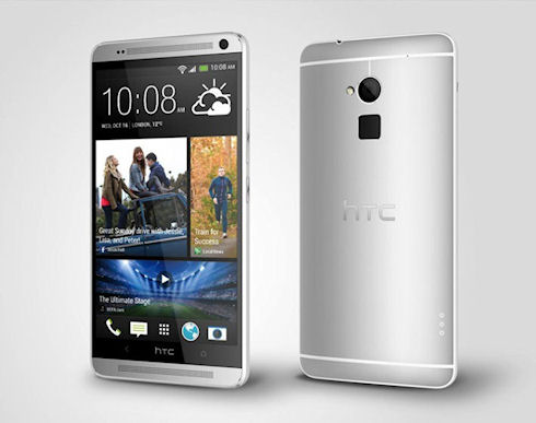HTC One Max со сканером отпечатков пальцев