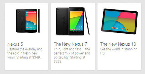 Nexus 10 блеснул на Google Play