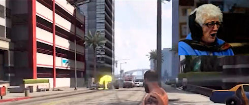 Бабушка оторвалась на GTA V за повышение цены на газ