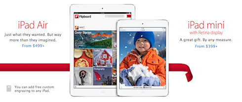 iPad mini с дисплеями Retina поступили в продажу