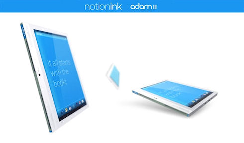 Adam II – планшет с двумя дисплеями от Notion Ink