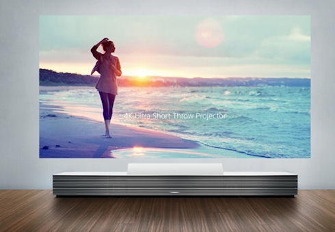 Sony представила короткофокусный 4K-проектор