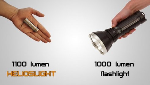 Helioslight Titanium - мощный водонепроницаемый фонарик