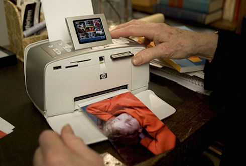 Портативный принтер HP Photosmart 375B