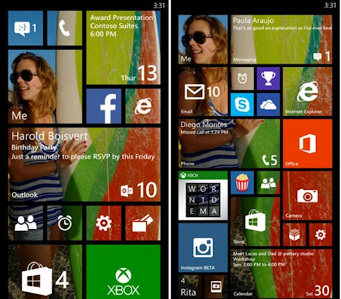 Windows Phone 8.1, изменения